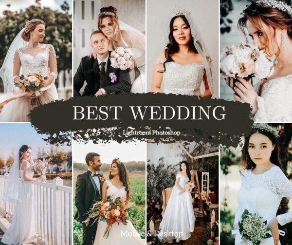 Wedding Lightroom Presets Boho Couple Moody Cream Wedding Filter (1)