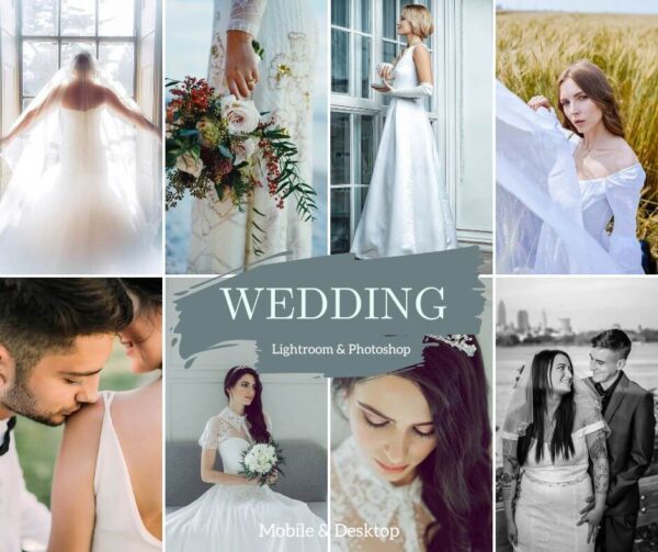 Wedding Presets Lightroom Mobile & Desktop Bright Light Airy Preset