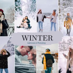 Winter Presets Lightroom Mobile & Desktop,Clean Filter Lifestyle - DL Presets