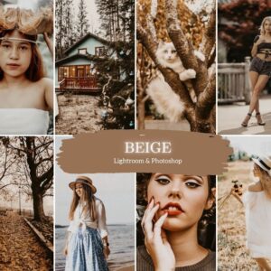 6 Presets Lightroom De Tons De Bege - Mobile E Desktop