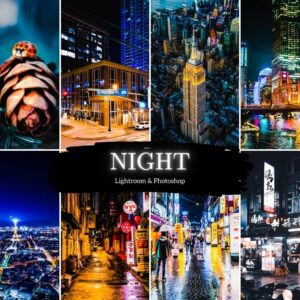 6 Presets Lightroom Noite Mobile E Desktop - dl Presets