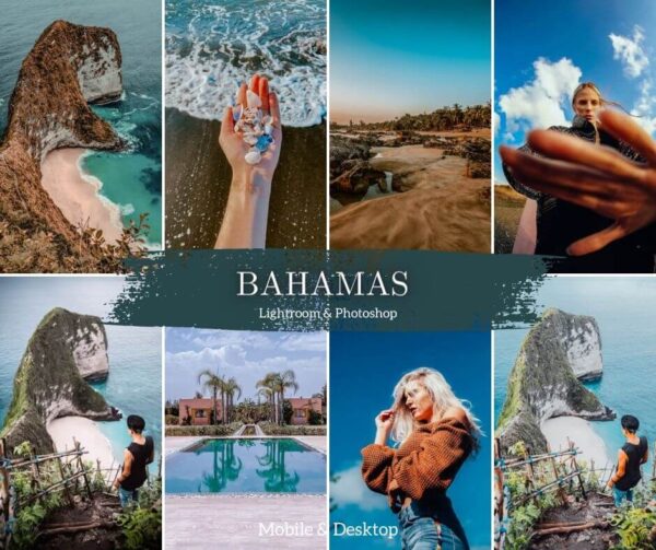 Bahamas Presets Lightroom Mobile e Desktop