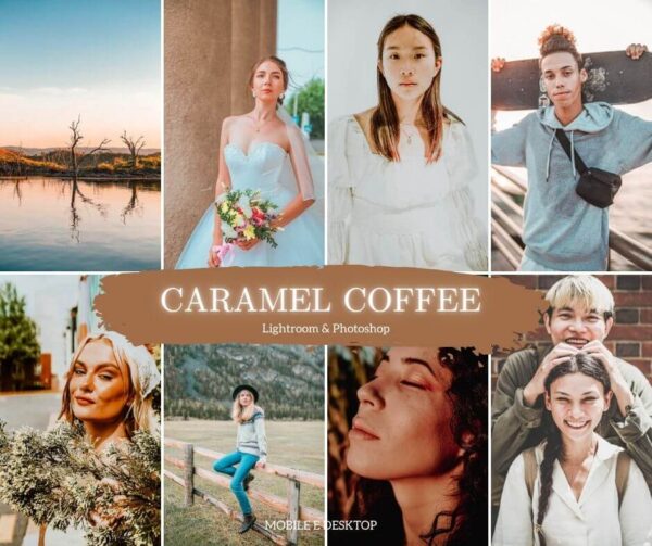 Caramel Coffee Presets Lightroom Mobile & Desktop