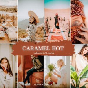 Caramel Hot Lightroom Presets Mobile e Desktop ACR