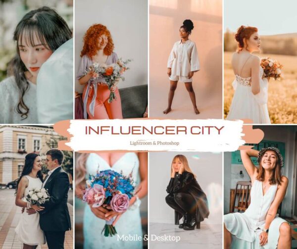 Influencer City Presets Lightroom Mobile and Desktop ACR