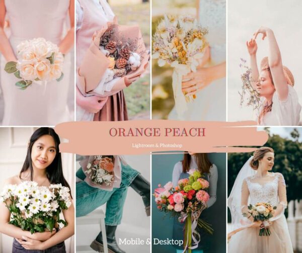 Orange Peach Preset Lightroom Mobile & Desktop XMP