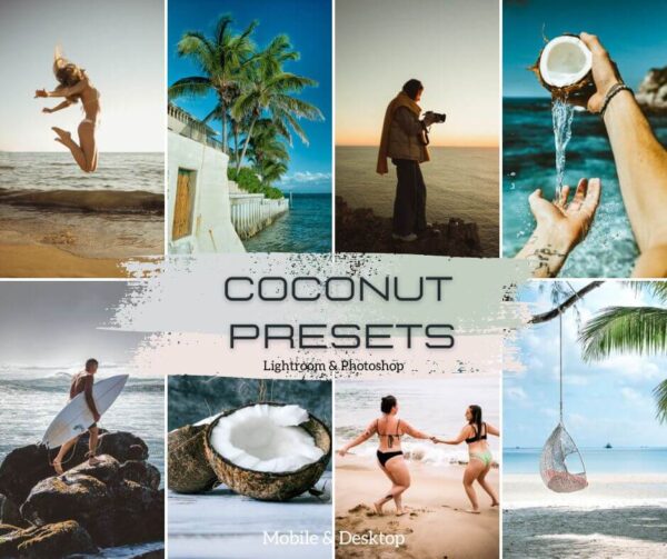 coconut Presets Lightroom Mobile e Desktop